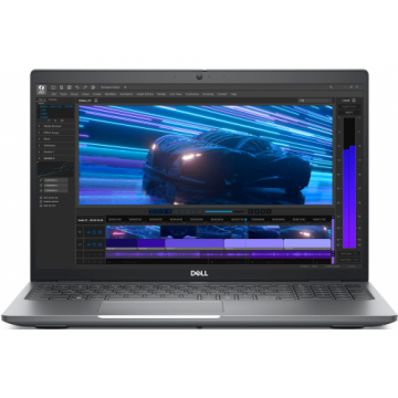 Laptop Dell Precision 3591 (Procesor Intel® Core™ Ultra  7 155H (24M Cache, up to 4.80 GHz), 15.6inch FHD, 32GB DDR5, 1TB SSD, NVIDIA GeForce RTX 1000 Ada @6GB, Win 11 Pro, Gri)