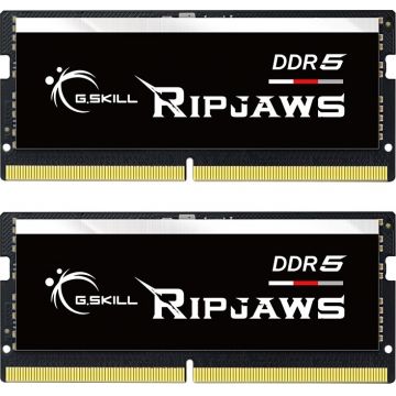 Memorie notebook G.Skill Ripjaws 32GB, DDR5, 5600MHz, CL46, 1.1v, Dual Channel Kit Memorie notebook G.Skill Ripjaws 32GB, DDR5, 5600MHz, CL46, 1.1v, Dual Channel Kit