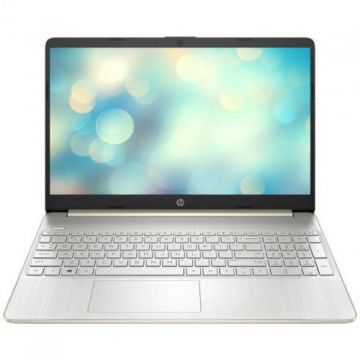 HP Laptop HP 15s-fq5028nq, Intel Core i5-1235U, 15.6inch, RAM 8GB, SSD 512GB, Intel Iris Xe Graphics, Free DOS, Pale Gold