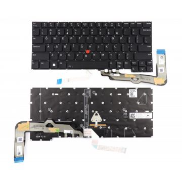 Tastatura Lenovo ThinkPad T14S Gen 3 iluminata layout US fara rama enter mic