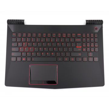 Tastatura Lenovo Y520-15IKBM Neagra cu Palmrest Negru cu TouchPad iluminata backlit pentru varianta cu placa video GTX 1060