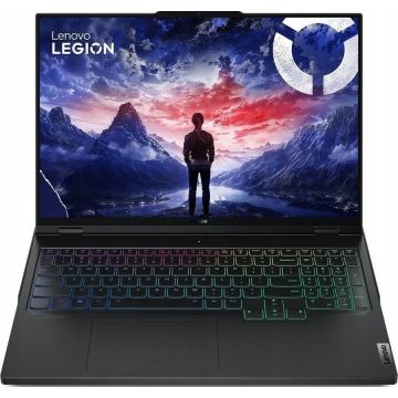 Lenovo Laptop Gaming Lenovo Legion Pro 7, Intel Core i9-14900HX, 16 inch WQXGA, 32GB RAM, 1TB SSD, nVidia RTX 4080 12GB, Free DOS, Negru