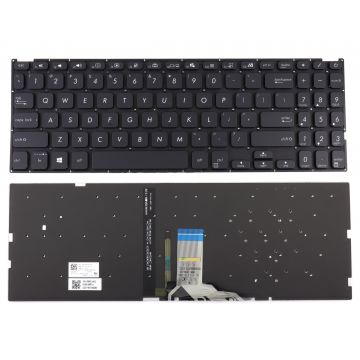 Tastatura Asus ASM18M73USJ5281 iluminata layout US fara rama enter mic