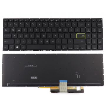 Tastatura Asus E510M iluminata layout US fara rama enter mic