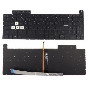Tastatura Asus TUF Dash F15 FX517ZC iluminata layout US fara rama enter mic