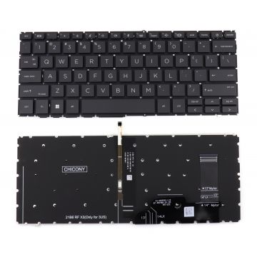Tastatura HP EliteBook 840 G10 iluminata alb layout US fara rama enter mic