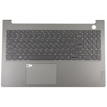 Tastatura Lenovo 5CB1B34810 Gri cu Palmrest Gri cu TouchPad iluminata backlit