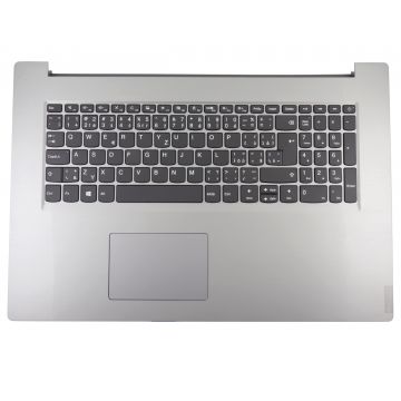 Tastatura Lenovo IdeaPad L340-17API Type 81LY Gri cu Palmrest Argintiu si TouchPad