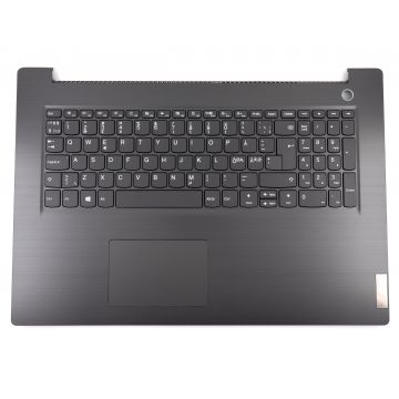 Tastatura Lenovo V17-IIL Type 82GX Gri cu Palmrest Gri si TouchPad