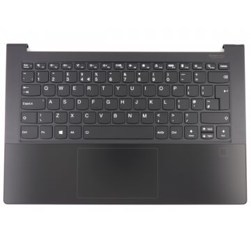 Tastatura Lenovo V20012A0US Neagra cu Palmrest Negru TouchPad si Senzor Amprenta iluminata backlit
