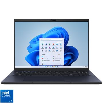 Laptop ASUS 16'' ExpertBook B3 B3604CVA, WUXGA, Procesor Intel® Core™ 3 100U (10M Cache, up to 4.70 GHz), 16GB DDR5, 512GB SSD, Intel Graphics, Win 11 Pro Education, Star Black