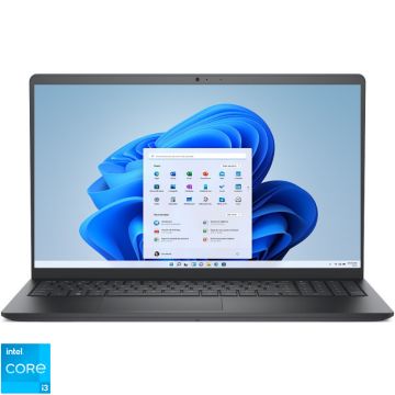 Laptop DELL 15.6'' Vostro 3530, FHD 120Hz, Procesor Intel® Core™ i3-1305U (10M Cache, up to 4.50 GHz), 8GB DDR4, 512GB SSD, Intel UHD, Win 11 Pro Education, Carbon Black, 4Yr CIS