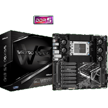 Placa de baza ASRock WRX90 WS EVO, AMD WRX90 sTR5, EEB