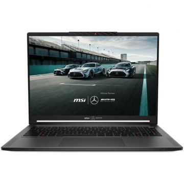 MSI Laptop Gaming MSI Stealth Mercedes AMG A1VGG-276PL, Intel Core Ultra 9 185H, 16 inch QHD+, 32GB RAM, 2TB SSD, nVidia RTX 4070 8GB, Windows 11 Home, Negru