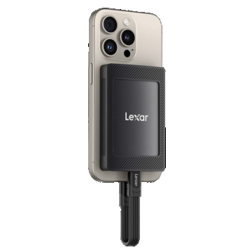SSD Extern Lexar SL500 Mag Set, USB3.2 Gen2x2, 2TB, prindere magnetica  (Negru)