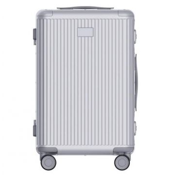 Troler Xiaomi Aluminum Frame Luggage 26inch, Incuietori TSA Duble, Maner telescopic cu 4 lungimi, 735 x 468 x 290mm (Argintiu)