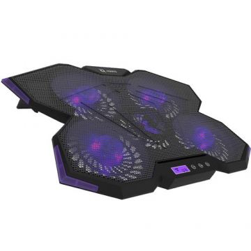 Cooler notebook AQIRYS Spider, 17inch (Negru)