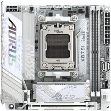 Placa de baza GIGABYTE X870I AORUS PRO ICE, AMD X870, AM5, mITX, DDR5