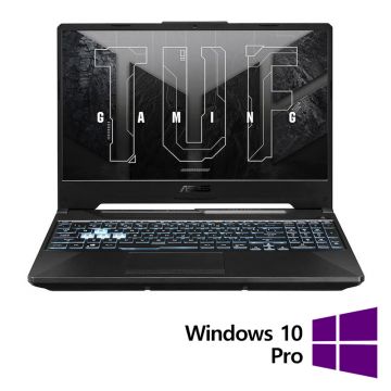 Laptop Second Hand Asus TUF Gaming F15 FX506HC, Intel Core i5-11400H 2.70 - 4.50GHz, 16GB DDR4, 512GB SSD, GeForce RTX 3050 4GB GDDR6, 15.6 Inch Full HD IPS, 144Hz Refresh Rate, Webcam