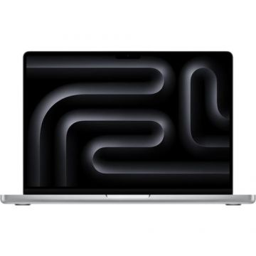 Laptop Apple MacBook Pro 14 (Procesor Apple M4 (10-core CPU / 10-core GPU) 14.2inch Liquid Retina XDR, 16GB, 512GB SSD, Mac OS, Layout INT, Argintiu)