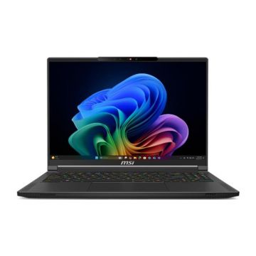 Laptop MSI Gaming 16'' Stealth A16 AI+ A3XVFG, QHD+ 240Hz, Procesor AMD Ryzen AI 9 HX 370, 32GB LPDDR5X, 1TB SSD, Geforce RTX 4060 8GB, Win 11 Home, Core Black