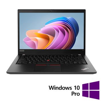 Laptop Refurbished LENOVO ThinkPad T14, Intel Core i5-10210U 1.60 - 4.20GHz, 8GB DDR4, 256GB SSD, 14 Inch Full HD, Webcam + Windows 10 Pro