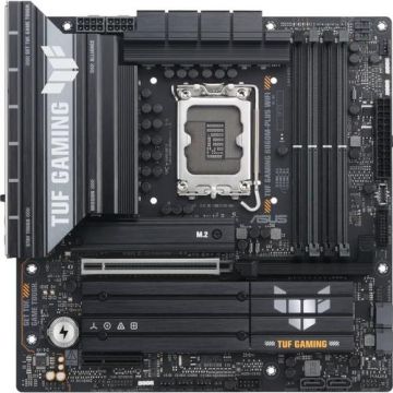 Placa de baza ASUS TUF GAMING B860M-PLUS WIFI, Intel B860, LGA 1851, DDR5, mATX