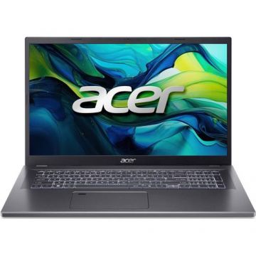 Laptop Acer Aspire 17 A17-51M (Procesor Intel Core  5 120U (12M Cache, up to 5.00 GHz) 17.3inch FHD, 16GB LPDDR5, 512GB SSD, Intel Graphics, Gri)