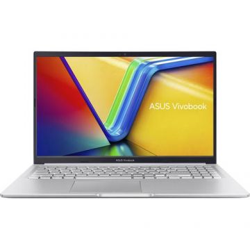 Laptop ASUS Vivobook X1502VA (Procesor Intel® Core™ i5-13420H (12M Cache, up to 4.60 GHz), 15.6inch FHD, 16GB, 512GB SSD, Intel® UHD Graphics, Argintiu)