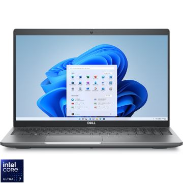 Laptop DELL 15.6'' Precision 3590 Workstation, FHD, Procesor Intel® Core™ Ultra 7 155H (24M Cache, up to 4.80 GHz), 32GB DDR5, 1TB SSD, RTX 500 Ada 4GB, Win 11 Pro, 3Yr ProSupport