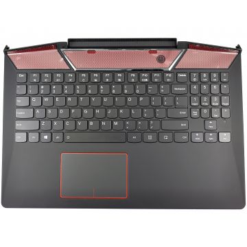 Tastatura Lenovo Legion Y720 15IKB Type 81CQ Gri cu Palmrest Negru si TouchPad iluminata RGB backlit