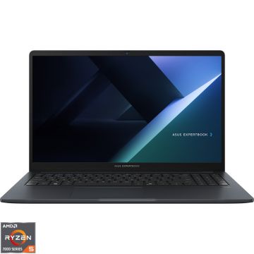 Laptop ASUS 15.6'' ExpertBook BM1 BM1503CDA, FHD, Procesor AMD Ryzen™ 5 7535U (16M Cache, up to 4.55 GHz), 16GB DDR5, 512GB SSD, AMD Radeon 660M, No OS, Gentle Grey