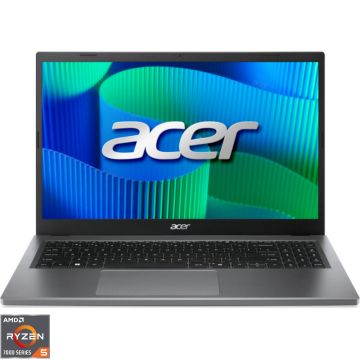 Laptop Acer 15.6'' Extensa 15 EX215-24, FHD IPS, Procesor AMD Ryzen™ 5 7520U (4M Cache, up to 4.3 GHz), 16GB LPDDR5, 512GB SSD, AMD Radeon 610M, No OS, Steel Grey