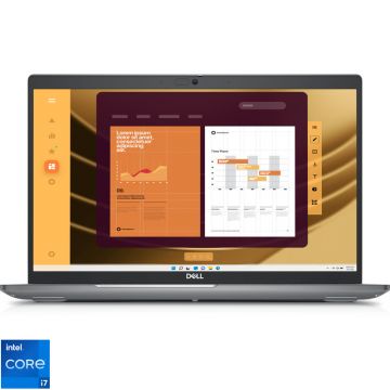 Laptop DELL 15.6'' Latitude 5550, FHD, Procesor Intel® Core™ i7-1355U (12M Cache, up to 5.00 GHz), 16GB DDR5, 512GB SSD, Intel Iris Xe, Linux, 3Yr ProSupport
