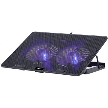 Stand/Cooler notebook Havit F2083, 17 inch, 2 ventilatoare, Black