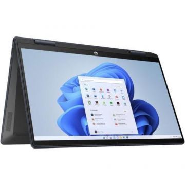 Laptop 2in1 HP Pavilion x360 14-ek0008nn (Procesor Intel® Core™ i5-1235U (12M Cache, up to 4.40 GHz) 14inch FHD Touch, 8GB, 512GB SSD, Intel® Iris® Xe Graphics, Win11 Home, Albastru)