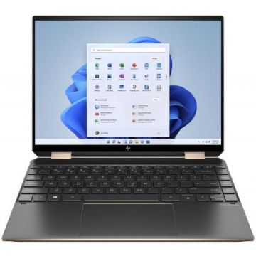 Laptop 2in1 HP Spectre x360 14-ea1015nn (Procesor Intel® Core™ i5-1155G7 (8M Cache, up to 4.50 GHz) 13.5inch WUXGA+ Touch, 16GB, 512GB SSD, Intel® Iris® Xe Graphics, Win11 Home, Negru)