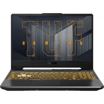 Laptop Gaming ASUS TUF F15 FX506HE-HN061 (Procesor Intel® Core™ i5-11400H (12M Cache, up to 4.50 GHz) 15.6inch FHD 144Hz, 8GB, 1TB SSD, nVidia GeForce RTX 3050 Ti @4GB, Negru)