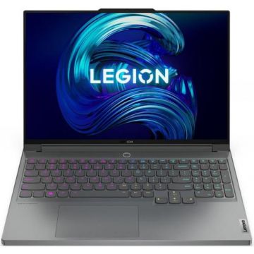 Laptop Gaming Lenovo Legion 7 16IAX7 (Procesor Intel® Core™ i7-12800HX (25M Cache, up to 4.80 GHz) 16inch WQXGA 165Hz, 32GB, 1TB SSD, nVidia GeForce RTX 3070 Ti @8GB, Gri)