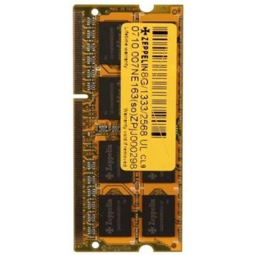 Memorie Laptop Zeppelin SO-DIMM DDR3, 1x8GB, 1333MHz (Bulk)