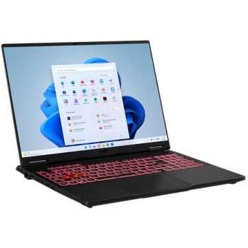 Laptop TUF Gaming A16 FA608WI-R7161W AI 9 HX 370 16inch 2,5k 165Hz 16GB 1TB Windows 11 Home RTX4070 Negru