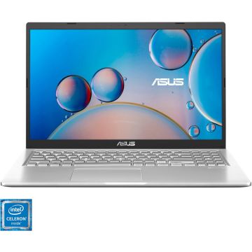 Laptop ASUS X515KA-EJ069 cu procesor Intel Celeron N4500, 15.6 FHD, 8GB, 256GB SSD, Intel UHD Graphics 600, No OS, Transparent Silver