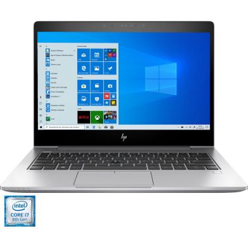 Laptop HP EliteBook 830 G6, 13.3 FHD, procesor Intel Core i7-8765U, 16GB RAM, 512GB, Intel UHD Graphics, Windows 10 Pro, Silver