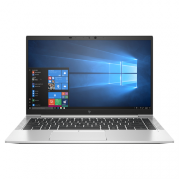 Laptop HP EliteBook 840 G8 (Procesor Intel Core i7-1165G7 (12M Cache, up to 4.70 GHz), 14inch FHD, 16GB, 512GB SSD, Intel Iris Xe Graphics, Win10 Pro, FPR, Argintiu)