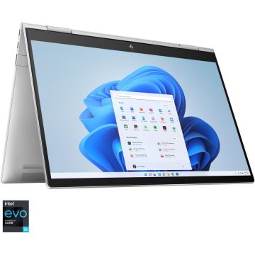 Laptop ultraportabil HP ENVY x360 13-bf0023nn cu procesor Intel® Core™ i5-1230U pana la 4.40 GHz, 13.3, Touch, WUXGA, IPS, 8GB, 512GB SSD, Intel® Iris® Xe Graphics, Windows 11 Home, Natural Silver