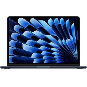 Apple Laptop Apple MacBook Air 13 2025, Apple M4, 13.6 inch, 16GB RAM, 256GB SSD, MacOS, Negru