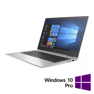 Laptop Refurbished HP EliteBook 830 G7, Intel Core i5-10210U 1.60 - 4.20GHz, 8GB DDR4, 256GB SSD, 13.3 Inch Full HD IPS, Webcam + Windows 10 Pro