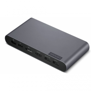 Lenovo Replicator, Lenovo, pentru Notebook Dock-Port, USB 3.2 gen 1 , USB Type-C, Display Port , HDMI, Gri