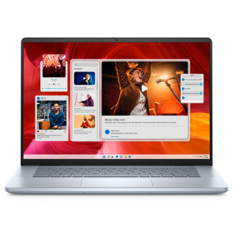 Dell Laptop DELL Inspiron Plus 7640, 16 2.5K, Intel® Core™ Ultra 7 155H pana la 4.8 GHz, 16 GB RAM LPDDR5x, 1 TB SSD, NVIDIA® GeForce® RTX 406, 6 GB, Windows 11 Pro, Ice Blue DDR5, Albastru deschis