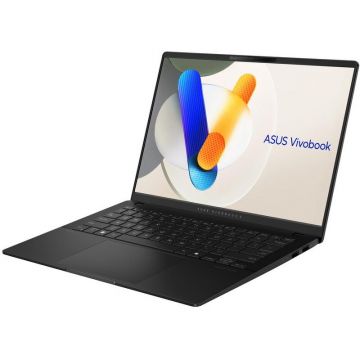 Asus Laptop ASUS 14'' Vivobook S 14 OLED M5406KA, 3K 120Hz, Procesor AMD Ryzen™ Al 7 350 (16M Cache, up to 5.0 GHz), 24GB LPDDR5X, 1TB SSD, AMD Radeon 860M, No OS, Neutral Black (INT Keyboard)